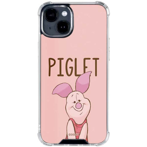 Disney Winnie the Pooh Piglet Portrait iPhone 15 Clear Case