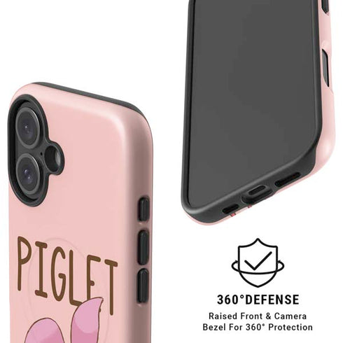 Disney Winnie the Pooh Piglet Portrait iPhone 16 Magsafe Impact Case