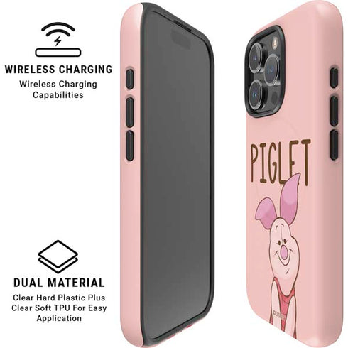 Disney Winnie the Pooh Piglet Portrait iPhone 16 Pro Magsafe Impact Case