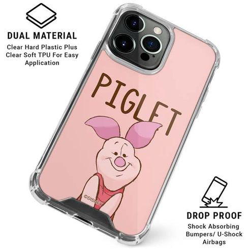 Disney Winnie the Pooh Piglet Portrait iPhone 16 Pro Max Clear Case