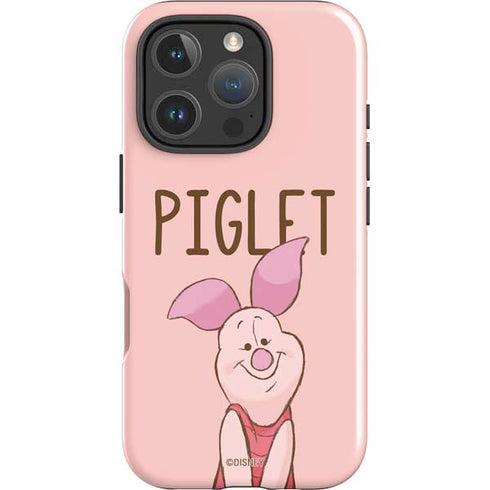 Disney Winnie the Pooh Piglet Portrait iPhone 16 Pro Max Impact Case