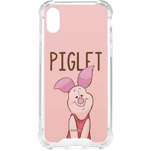 Disney Winnie the Pooh Piglet Portrait iPhone XS Clear Case