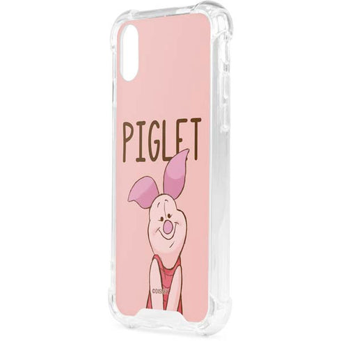 Disney Winnie the Pooh Piglet Portrait iPhone XS Clear Case