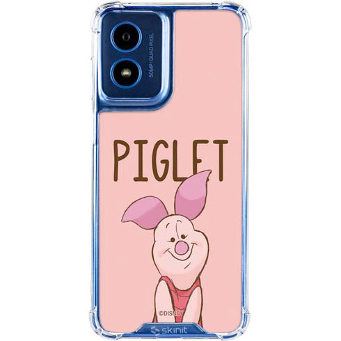 Disney Winnie the Pooh Piglet Portrait Moto G Play 4G (2024) Clear Case