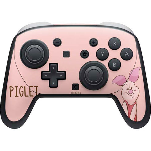 Disney Winnie the Pooh Piglet Portrait Nintendo Switch 2 (2025) Pro Controller Skin