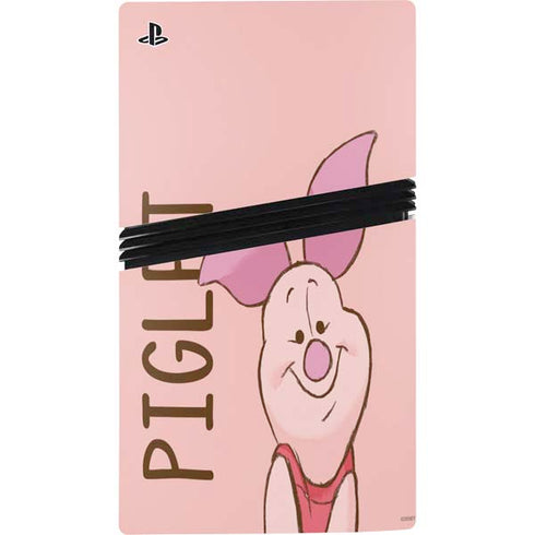 Disney Winnie the Pooh Piglet Portrait PS5 Pro Console Skin