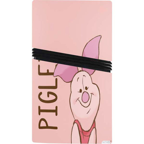 Disney Winnie the Pooh Piglet Portrait PS5 Pro Console Skin