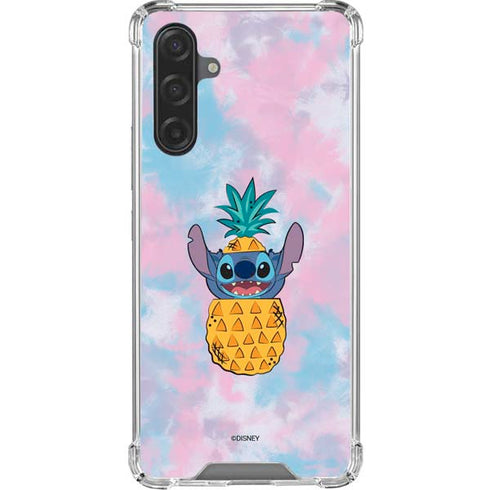 Disney Lilo and Stitch Pineapple Stitch Galaxy A17 Clear Case