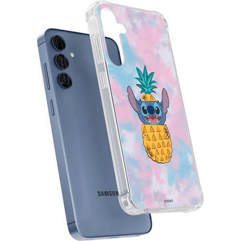 Disney Lilo and Stitch Pineapple Stitch Galaxy A35 5G Clear Case