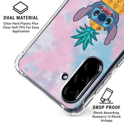 Disney Lilo and Stitch Pineapple Stitch Galaxy A36 5G Clear Case