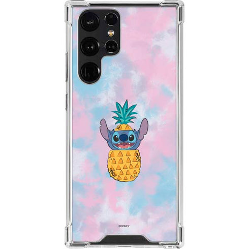 Disney Lilo and Stitch Pineapple Stitch Galaxy S23 Ultra Clear Case