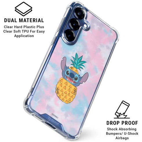 Disney Lilo and Stitch Pineapple Stitch Galaxy S25 FE Clear Case