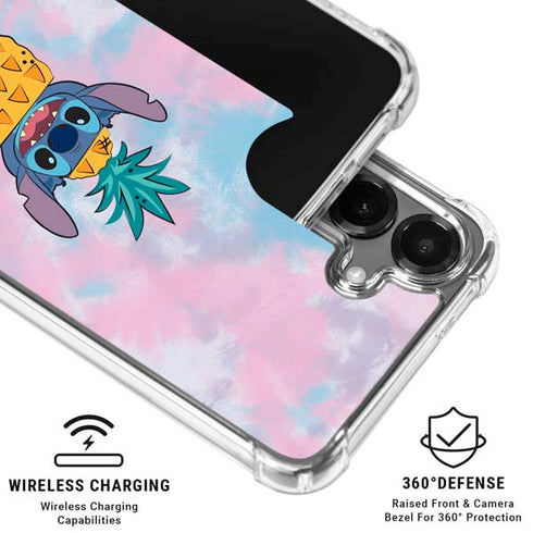 Disney Lilo and Stitch Pineapple Stitch Galaxy S26 Clear Case
