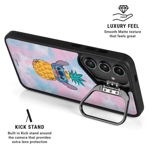 Disney Lilo and Stitch Pineapple Stitch Galaxy S26 Plus Kickstand Case