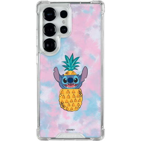 Disney Lilo and Stitch Pineapple Stitch Galaxy S26 Ultra Clear Case