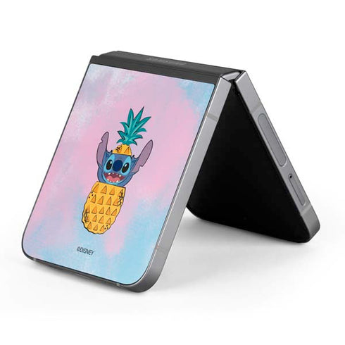 Disney Lilo and Stitch Pineapple Stitch Galaxy Z Flip6 Skin
