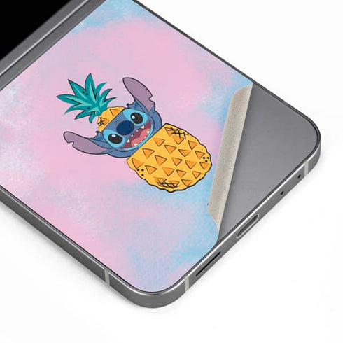 Disney Lilo and Stitch Pineapple Stitch Galaxy Z Flip6 Skin