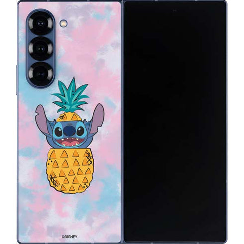 Disney Lilo and Stitch Pineapple Stitch Galaxy Z Fold6 Skin