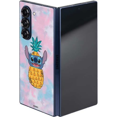 Disney Lilo and Stitch Pineapple Stitch Galaxy Z Fold6 Skin