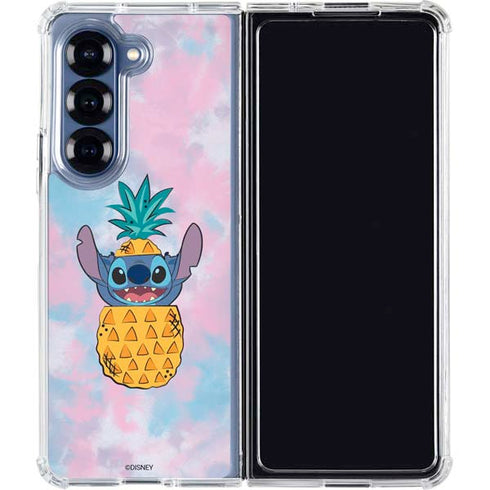 Disney Lilo and Stitch Pineapple Stitch Galaxy Z Fold7 Clear Case