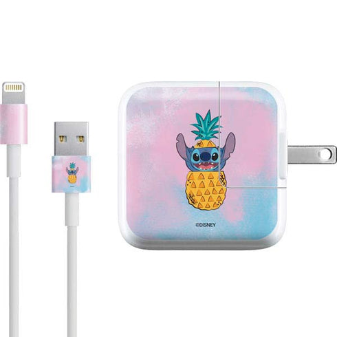 Disney Lilo and Stitch Pineapple Stitch iPad Charger (10W USB) Skin