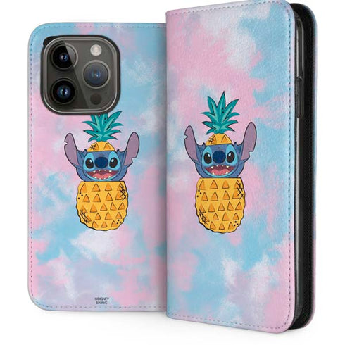 Disney Lilo and Stitch Pineapple Stitch iPhone 15 Pro Folio Case
