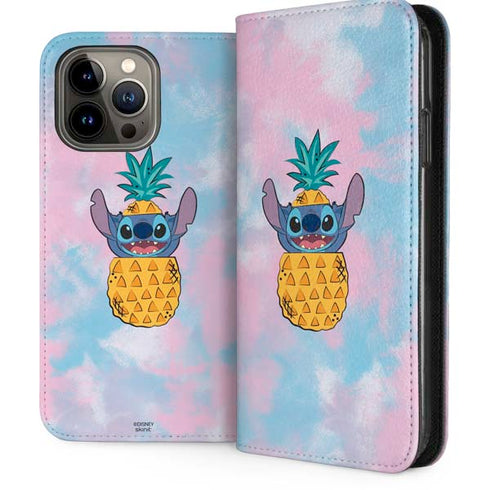 Disney Lilo and Stitch Pineapple Stitch iPhone 15 Pro Max Folio Case