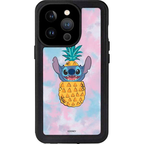Disney Lilo and Stitch Pineapple Stitch iPhone 15 Pro Waterproof Case