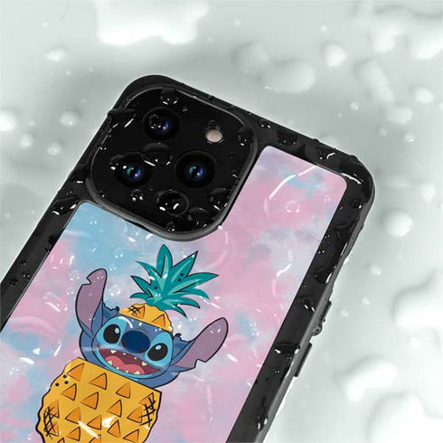Disney Lilo and Stitch Pineapple Stitch iPhone 15 Pro Waterproof Case