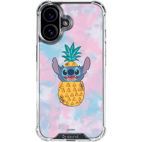 Disney Lilo and Stitch Pineapple Stitch iPhone 16 Clear Case
