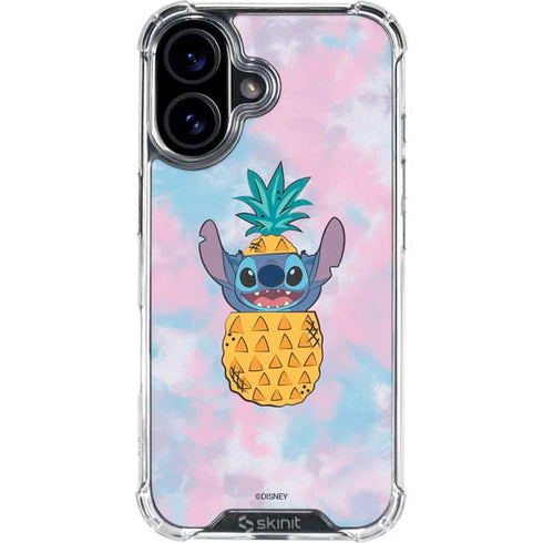 Disney Lilo and Stitch Pineapple Stitch iPhone 16 Plus Clear Case