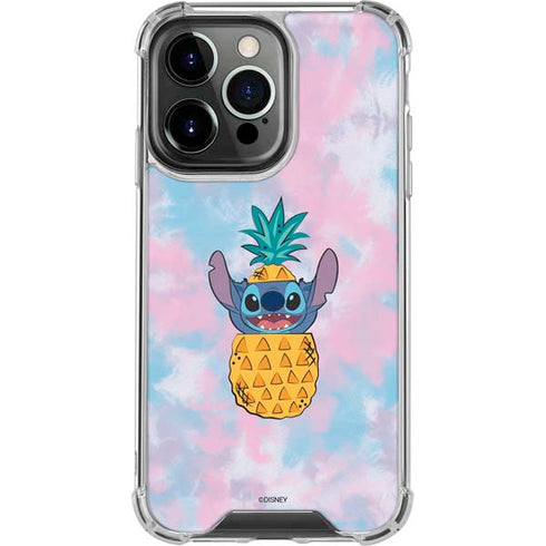 Disney Lilo and Stitch Pineapple Stitch iPhone 16 Pro Clear Case