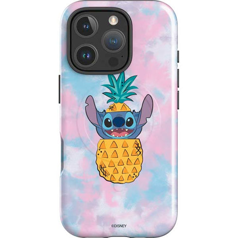 Disney Lilo and Stitch Pineapple Stitch iPhone 16 Pro Max Magsafe Impact Case