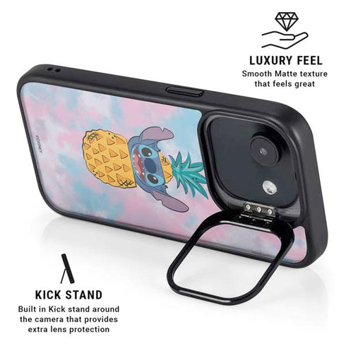 Disney Lilo and Stitch Pineapple Stitch iPhone 16e Kickstand Case