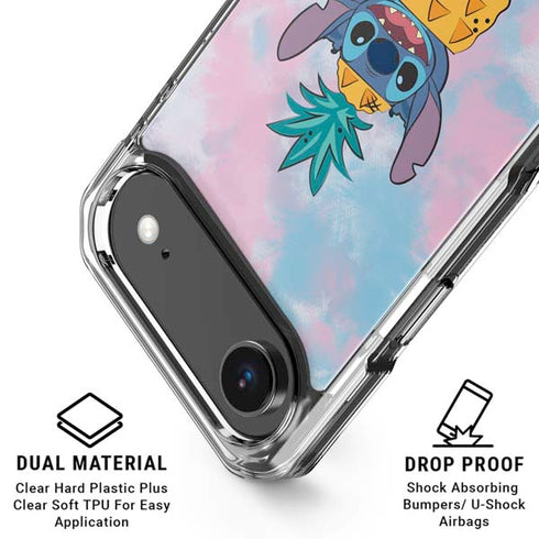 Disney Lilo and Stitch Pineapple Stitch iPhone 17 Air Clear Case