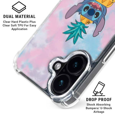 Disney Lilo and Stitch Pineapple Stitch iPhone 17 Clear Case