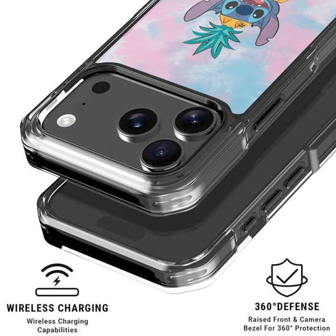 Disney Lilo and Stitch Pineapple Stitch iPhone 18 Pro Clear Case