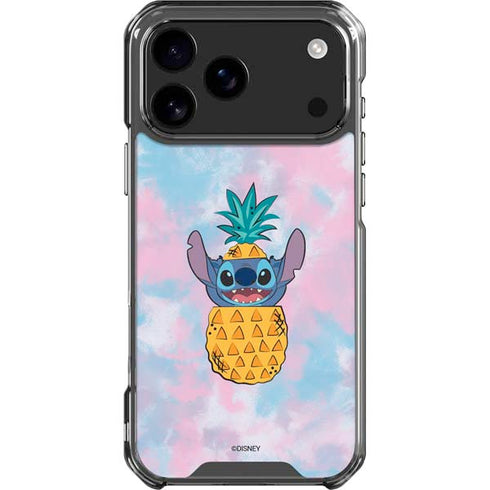 Disney Lilo and Stitch Pineapple Stitch iPhone 18 Pro Max Clear Case