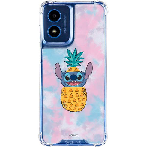 Disney Lilo and Stitch Pineapple Stitch Moto G 5G (2024) Clear Case