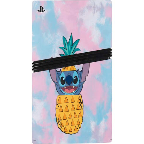 Disney Lilo and Stitch Pineapple Stitch PS5 Pro Disk Bundle Skin