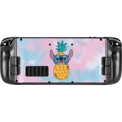 Disney Lilo and Stitch Pineapple Stitch Steam Deck Handheld Gaming Computer OLED Skin