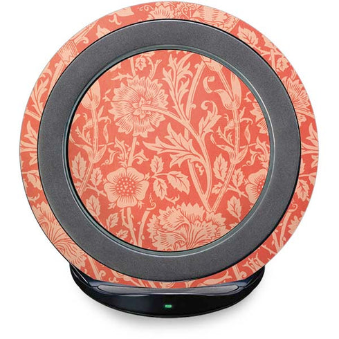 Pink & Rose by William Morris Fast Charge Wireless Charging Stand Skin