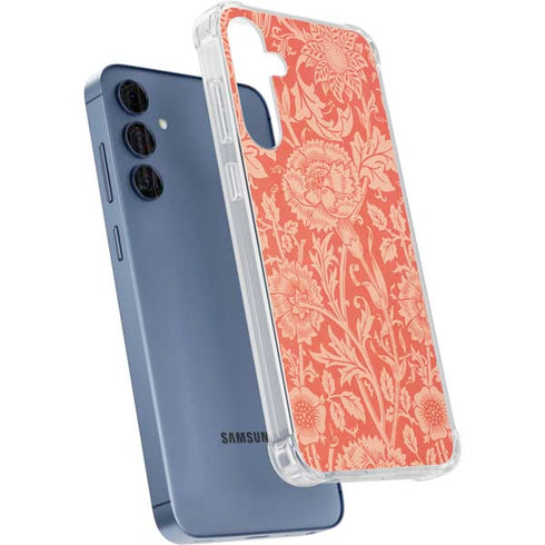 Pink & Rose by William Morris Galaxy A35 5G Clear Case