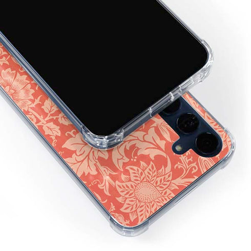 Pink & Rose by William Morris Galaxy A35 5G Clear Case
