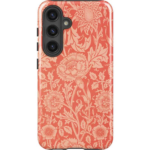 Pink & Rose by William Morris Galaxy S25 Impact Case