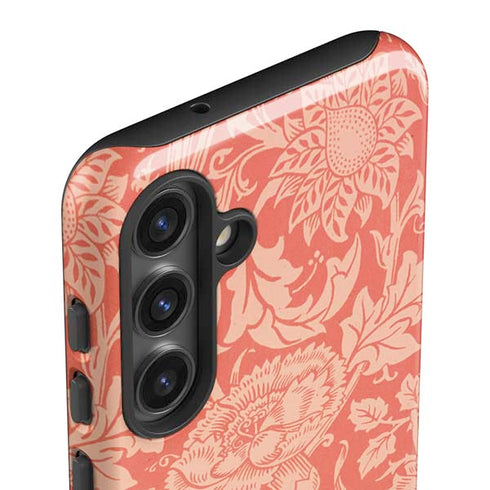 Pink & Rose by William Morris Galaxy S25 Impact Case