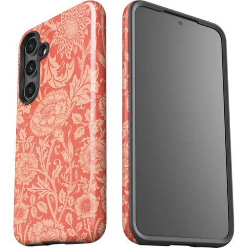 Pink & Rose by William Morris Galaxy S25 Impact Case