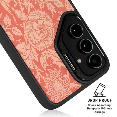 Pink & Rose by William Morris Galaxy S24 Plus Kickstand Case