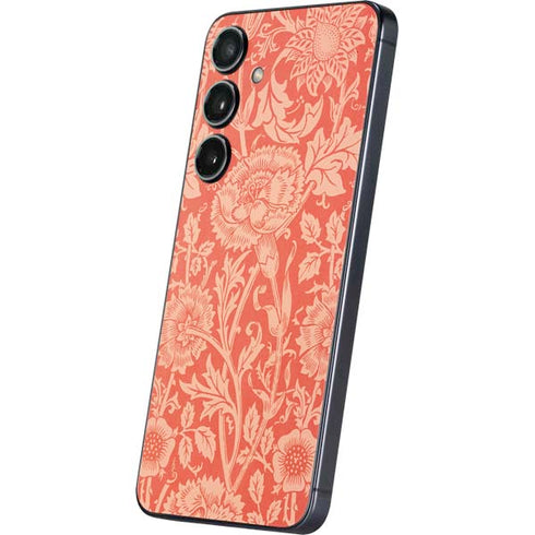 Pink & Rose by William Morris Galaxy S25 Skin
