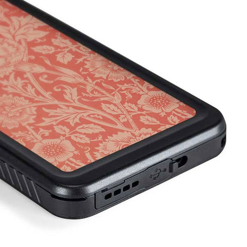 Pink & Rose by William Morris Galaxy S24 Waterproof Case